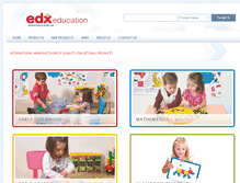 Tablet Screenshot of edxeducation.com